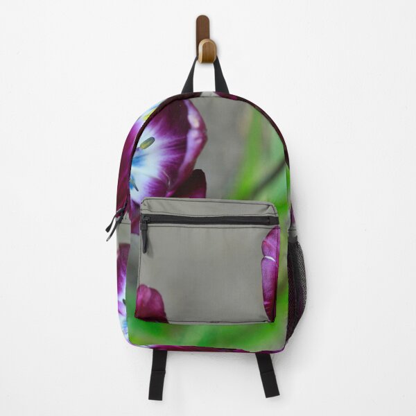 Item preview, Purple tulips on nature background designed and sold by olena2552.