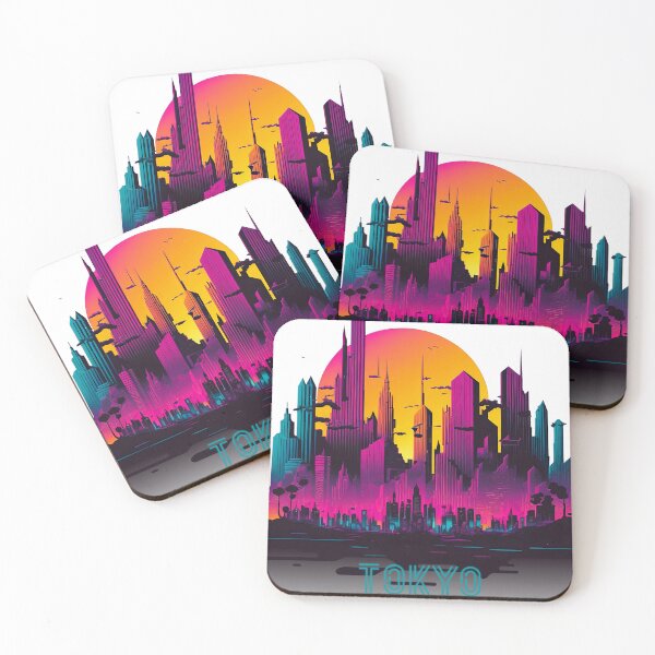 Item preview, Cyberpunk Neon Metropolis Art designed and sold by Tuong Nguyen.