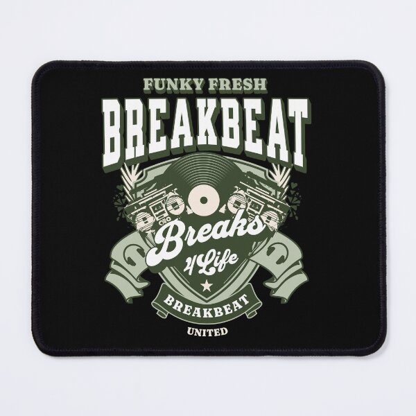 Item preview, BREAKBEAT - Funky Fresh 4 Life (army green/tan) designed and sold by Discothreadz.