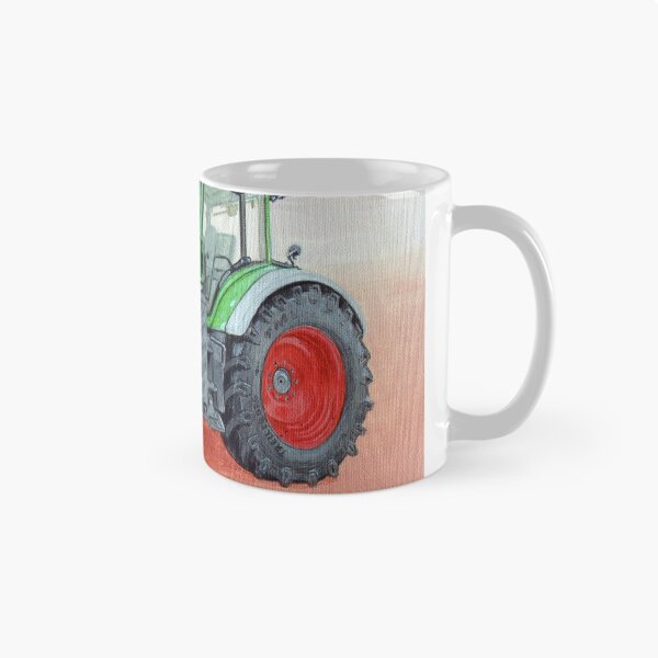 Item preview, Green Tractor Painting Square designed and sold by SandraWarmerdam.