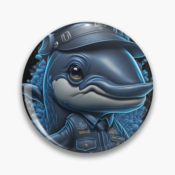 Item preview, Cute and Charming Fantasy Dolphin Police Officer Character designed and sold by PC-artist.