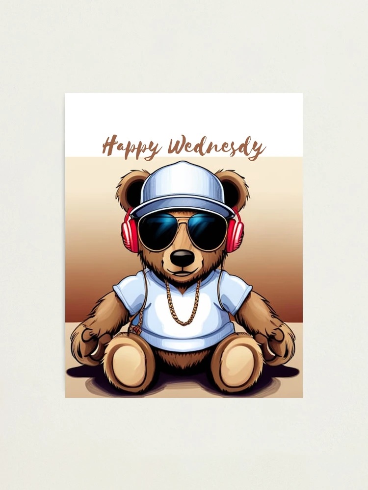 Happy wednesday fonts neon lights Royalty Free Vector Image