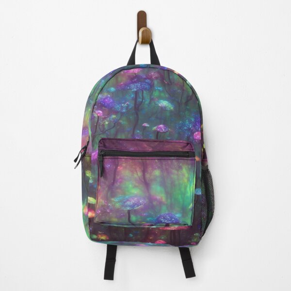 Item preview, Enchanting Psychedelic Wonderland: A Forest of Vibrant Mushrooms designed and sold by RedArtG09.