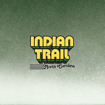 Artwork thumbnail, Indian Trail, North Carolina | Retro Stripes by retroready