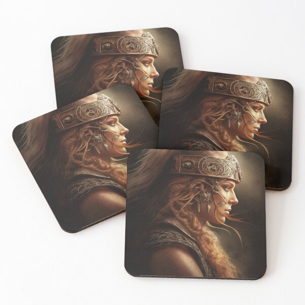 Item preview, Airbrush of a Female Celtic Warrior designed and sold by NoWayy.