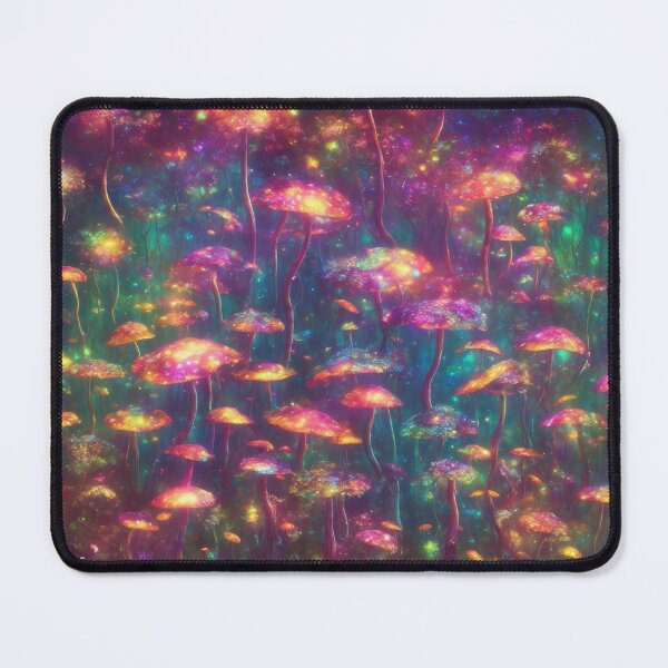 Item preview, Gorgeous and Dreamy: Backlit Mushrooms in a Midnight Forest designed and sold by RedArtG09.