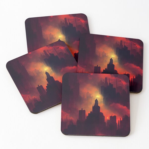 Item preview, Red City pattern designed and sold by SuperSoulArts.