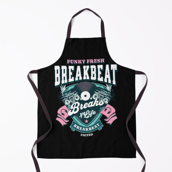 Item preview, BREAKBEAT - Funky Fresh 4 Life (pink/teal) designed and sold by Discothreadz.