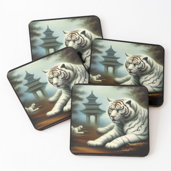 Item preview, Chinese White Tiger (32) designed and sold by CrankyOldDude.