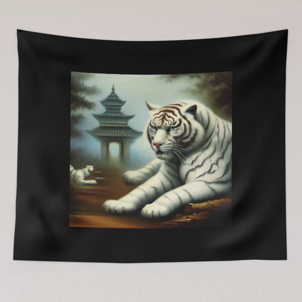 Item preview, Chinese White Tiger (32) designed and sold by CrankyOldDude.