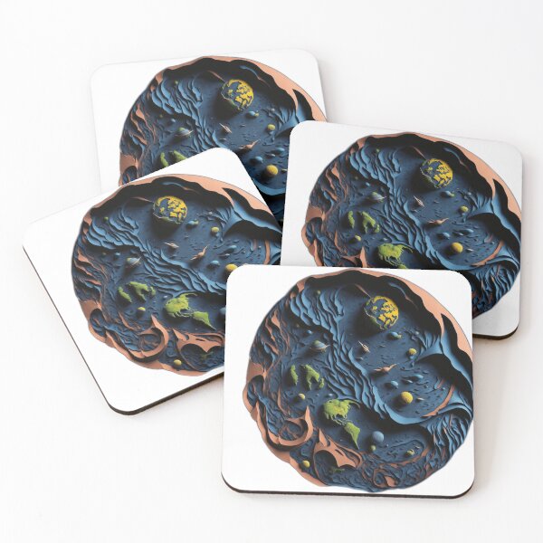 Item preview, Vibrant Cosmos: A Kaleidoscope of Colours in the Realm of Science designed and sold by RedArtG09.