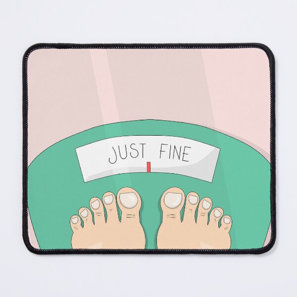 Item preview, Body positive illustration of feet on weight scale designed and sold by SooperYela.