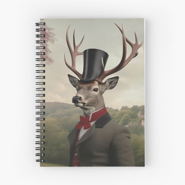 Item preview, Regency Stag Vintage Portrait designed and sold by InkishDelight.