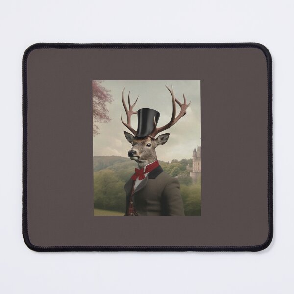 Item preview, Regency Stag Vintage Portrait designed and sold by InkishDelight.