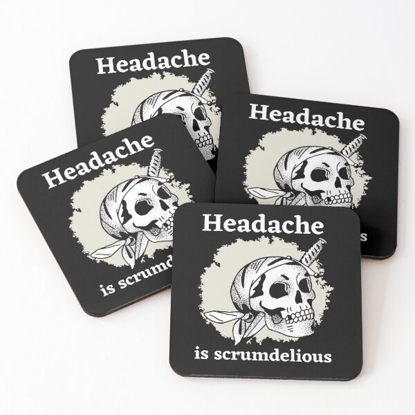 Item preview, Headache is scrumdelious designed and sold by Tw1nsAIArt.