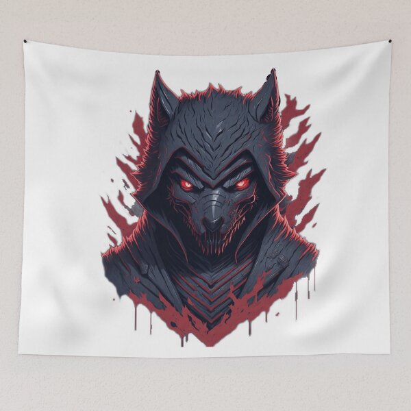 Item preview, Mystical Encounter: The Evil Ninja Wolf Unleashed designed and sold by RedArtG09.