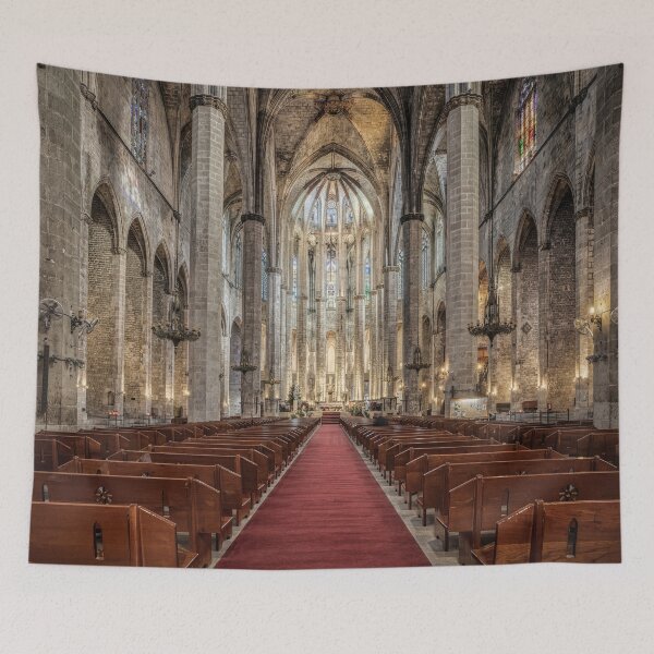 Item preview, Santa Maria del Mar, Barcelona - Gothic Architecture and Catalan Heritage, Spain Travel Photography designed and sold by Marc Garrido Clotet.