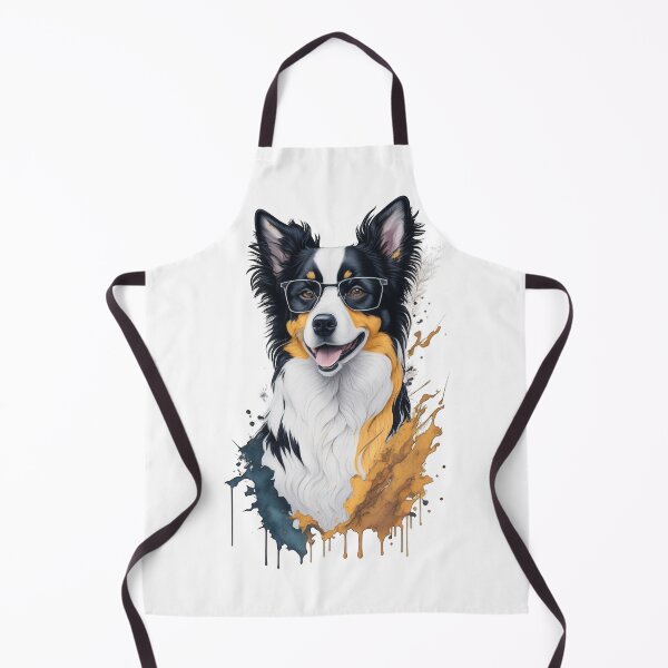 Artikelvorschau, Ein süßer Hund Border Collie [RB#10009] entworfen und verkauft von TopMarketDesign.