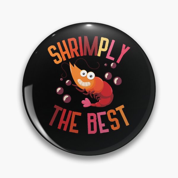 Item preview, Shrimply the Best: Funny & Cute Cartoon for Seafood Lovers! Enjoy the Pun-derful World of Shrimp & The Best Seafood Food! designed and sold by Drzamag.