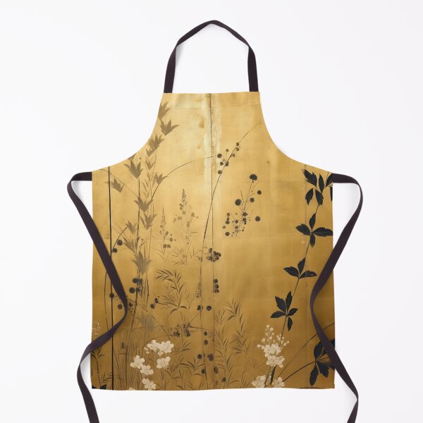 Item preview, Japanese Nature Botanical Gold Leaf- Vintage Illustration Eco Period designed and sold by trajeado14.