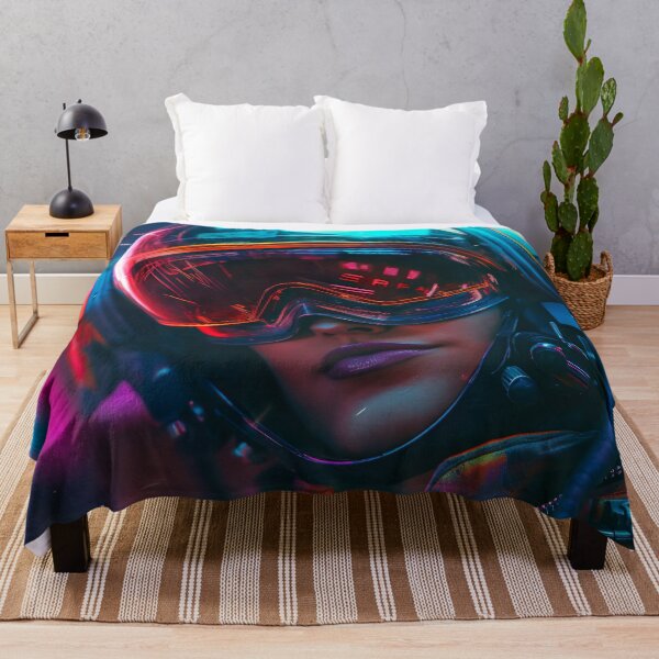 Item preview, Futuristic Woman with Helmet - Science Fiction designed and sold by unknown-places.