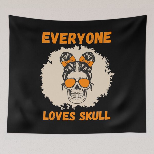 Item preview, Everyone loves skull designed and sold by Tw1nsAIArt.