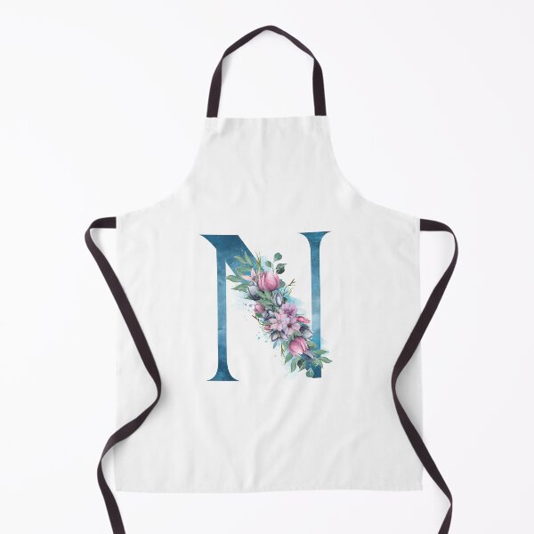 Item preview, Letter N Initial Or Monogram With Watercolor Flowers designed and sold by KreativniUm.