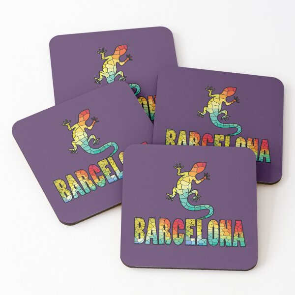 Item preview, Barcelona spain mosaic lizard designed and sold by Donutlovers.