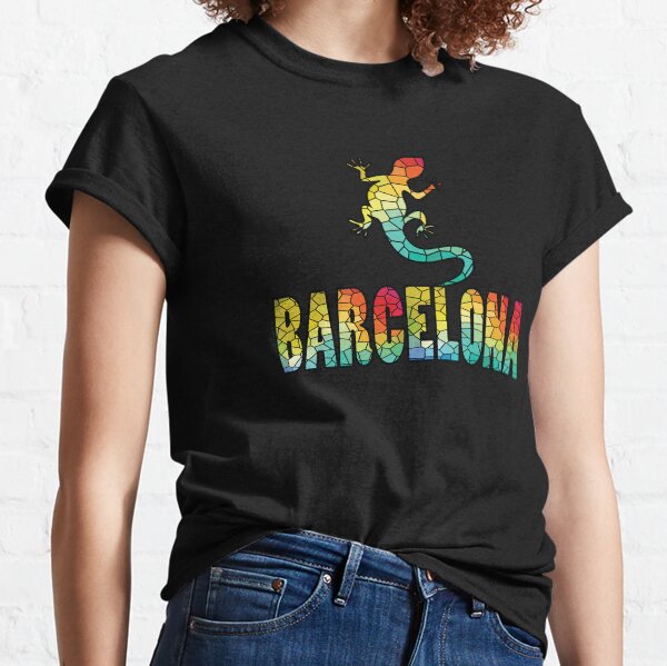 Vista previa del artículo con la obra «Barcelona spain mosaic lizard », diseñado y vendido por Donutlovers.