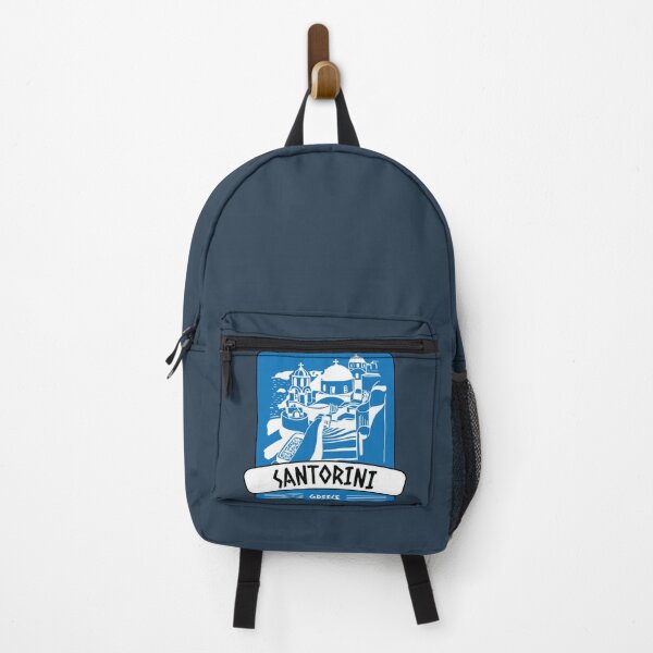 Item preview, Santorini island cityscape souvenir in Greece designed and sold by Donutlovers.