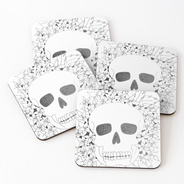 Item preview, Skull & Flowers designed and sold by EmzInspirations.