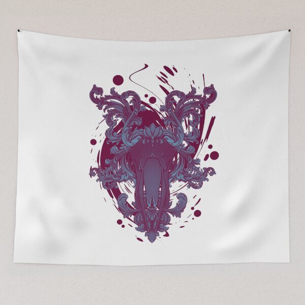 Item preview, Аcanthus Goat Skull designed and sold by PVSKI.