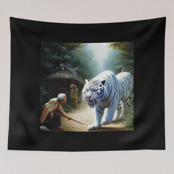 Item preview, Chinese White Tiger (36) designed and sold by CrankyOldDude.