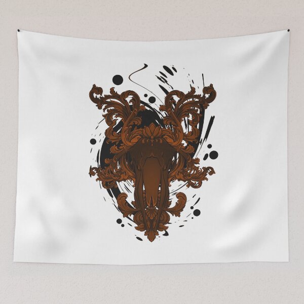Item preview, Аcanthus Goat Skull designed and sold by PVSKI.