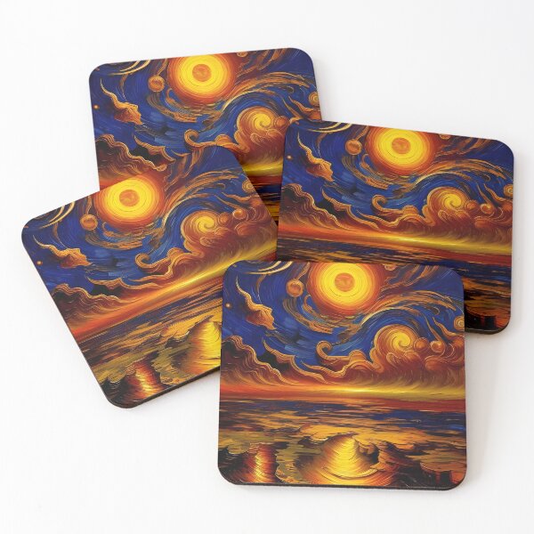 Item preview, Sol abstracto, empaste, empaste, arte generado por Ai designed and sold by ACC .