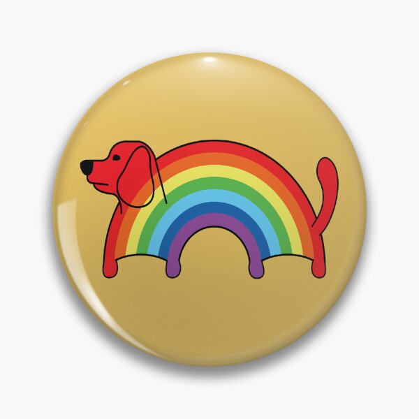 Item preview, Dachshund wiener cute rainbow arch dog  designed and sold by Donutlovers.