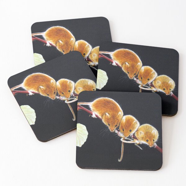 Item preview, Harvest Mice Painting designed and sold by SandraWarmerdam.