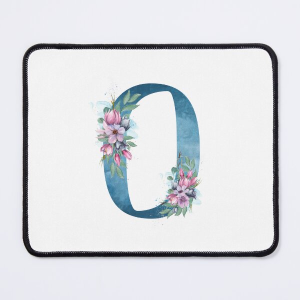 Item preview, Letter O Initial Or Monogram With Watercolor Flowers designed and sold by KreativniUm.