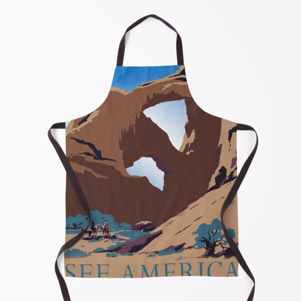 Item preview, WPA Poster—Arches National Park designed and sold by Chuck Mountain Poster Art.