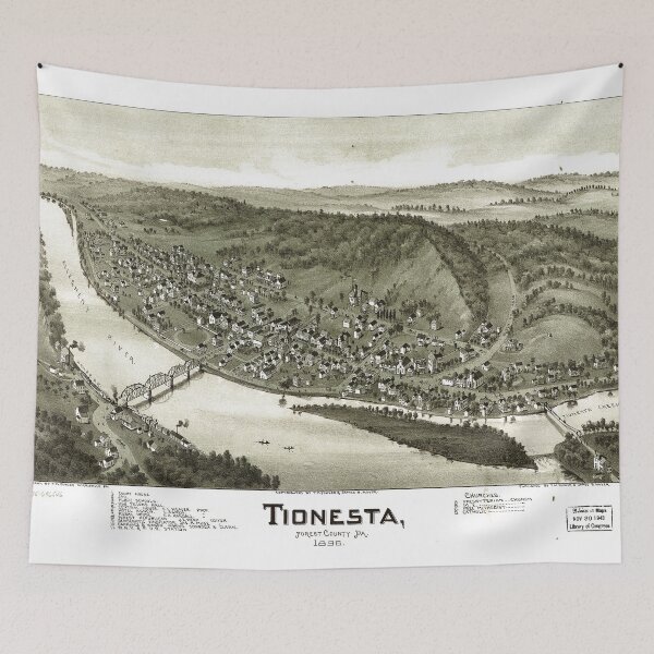 Item preview, Tionesta, Pennsylvania (1896) designed and sold by allhistory.