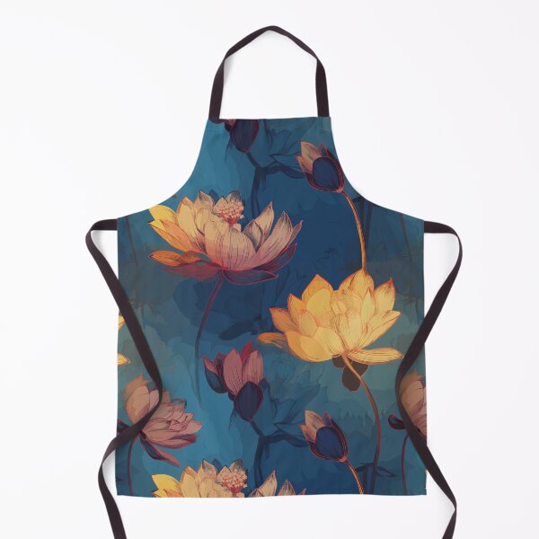 Aperçu de l'œuvre Serenity Blooms: Water Lily Pattern créée et vendue par Sleeygoy.