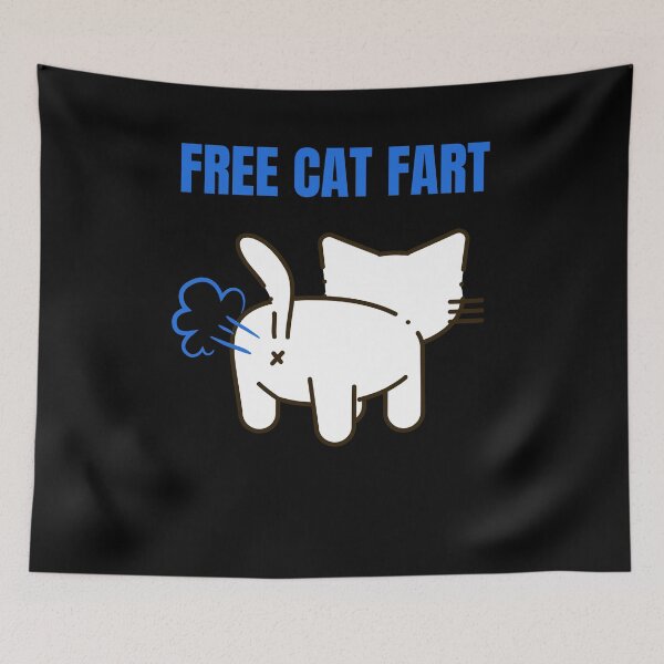 Item preview, Free cat fart designed and sold by Tw1nsAIArt.