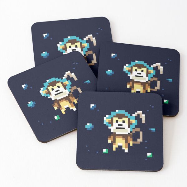Item preview, Monkey in Space Pixel Art designed and sold by Mix-Match.