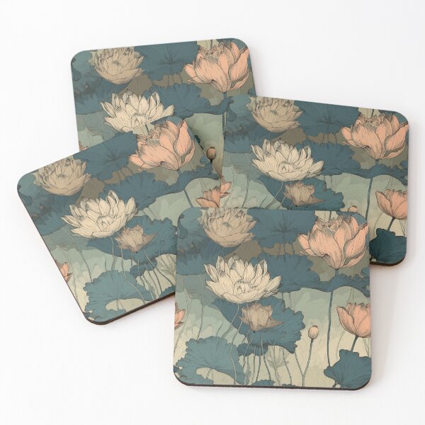 Item preview, Serenity Blooms: Water Lily Pattern designed and sold by Sleeygoy.