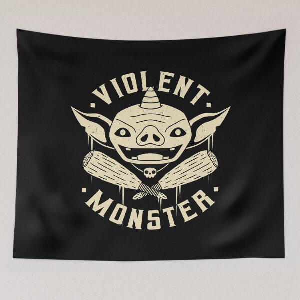 Item preview, Violent Monster designed and sold by AlundrART.