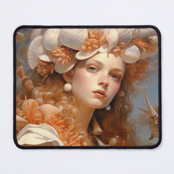 Item preview, Girl with seashells designed and sold by Ocean-Lana.