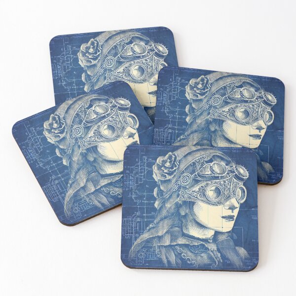 Item preview, Blueprint for a steampunk woman designed and sold by Donkey's Salad.