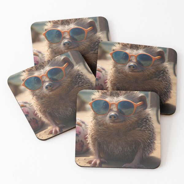 Item preview, Cute Animals Most Popular Items Unique Beach Hedgehog Shades designed and sold by MPCFICTION.