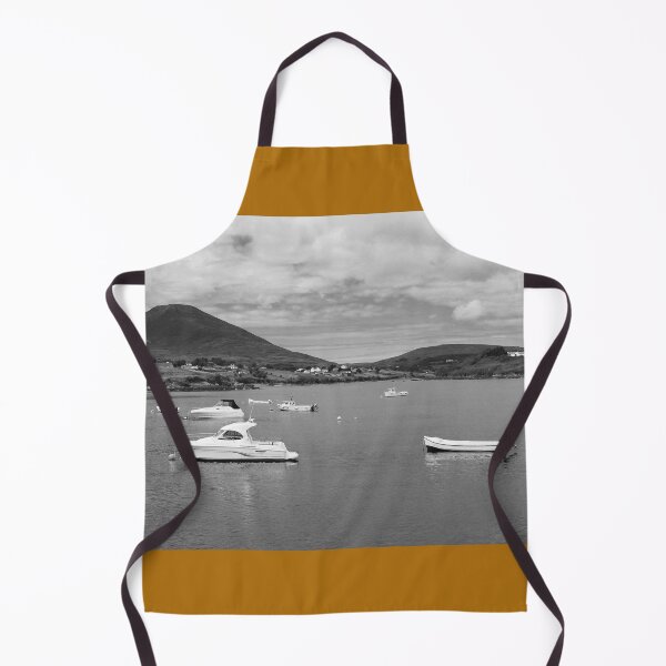Item preview, Teelin bay boats county donegal ireland black and white designed and sold by eddiebarronshop.
