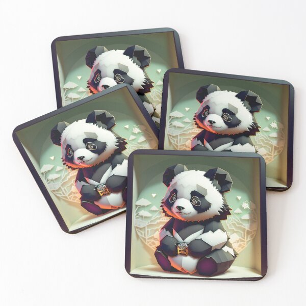 Item preview, 3D Paper Cut Panda  designed and sold by bonushoe.